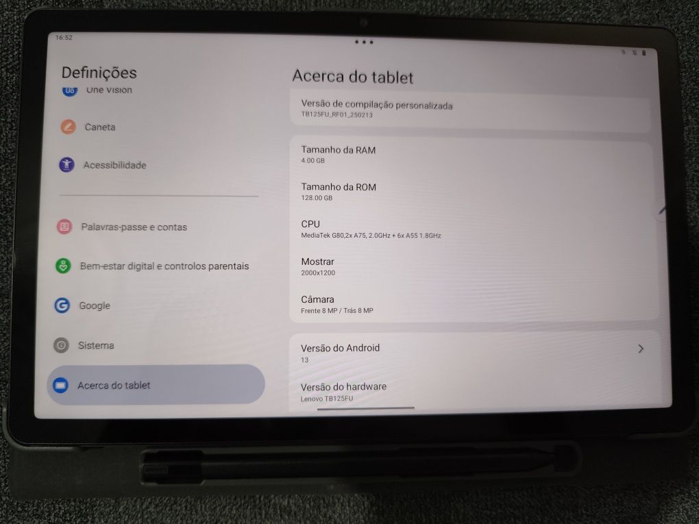 Tablet  Lenovo como novo