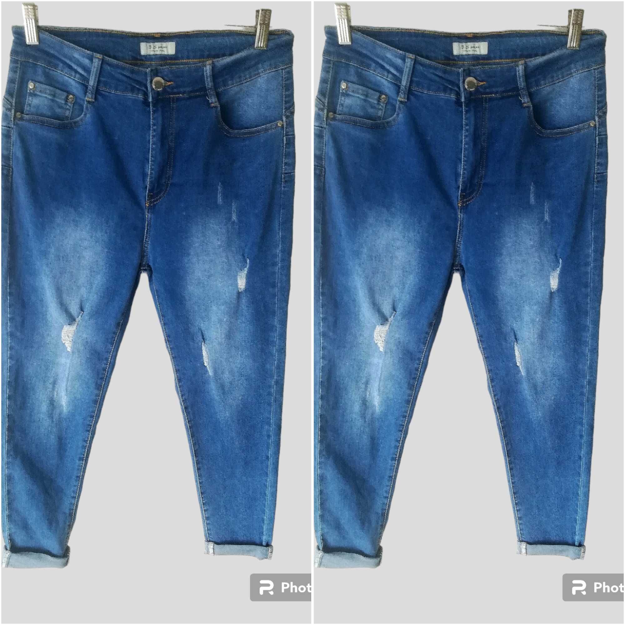Spodnie damskie jeansy Plus size 44 2xl