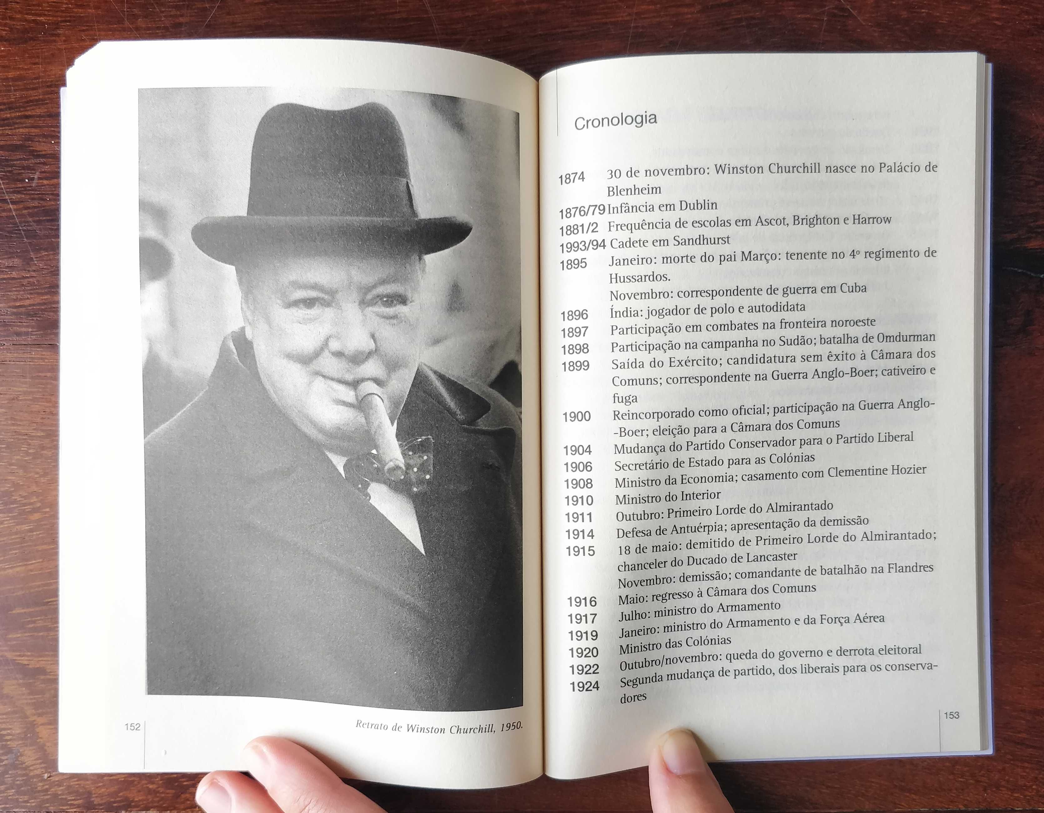 Livro de biografia de Winston Churchill [portes grátis]