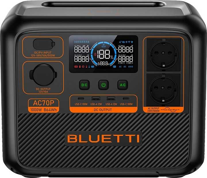 Зарядна станція BLUETTI AC70P