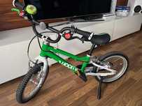 Rower dziecięcy woom 2 ORIGINAL Green (14") zielony