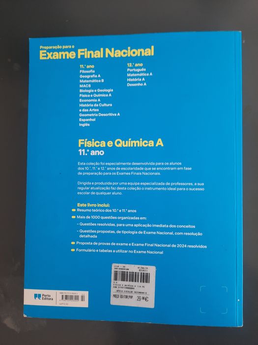 Livro física e química exames 11°ano