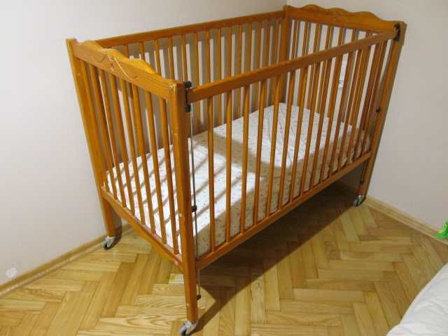 łóżko dziecięce drewniane vox 120x60