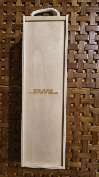 Skrzynka drewniana na wino pudełko na prezent