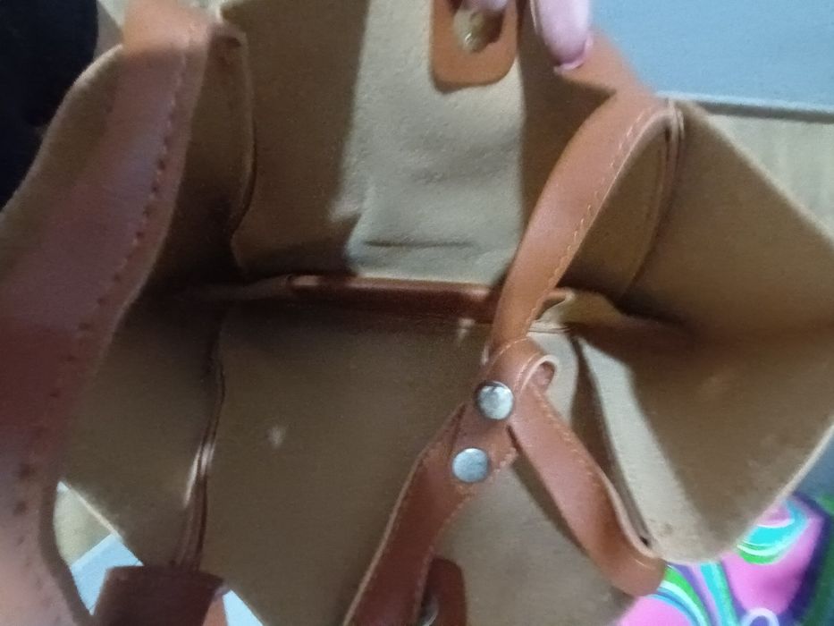 Saco cor caramelo