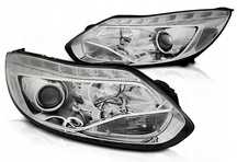 Reflektory Lampy kpl Day line light LED Tuning Ford Focus III 3 mk3 2010-14