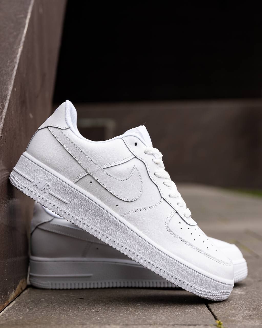 Nike Air Force 1 07 Leather White / Nike Air Force / Найк форси