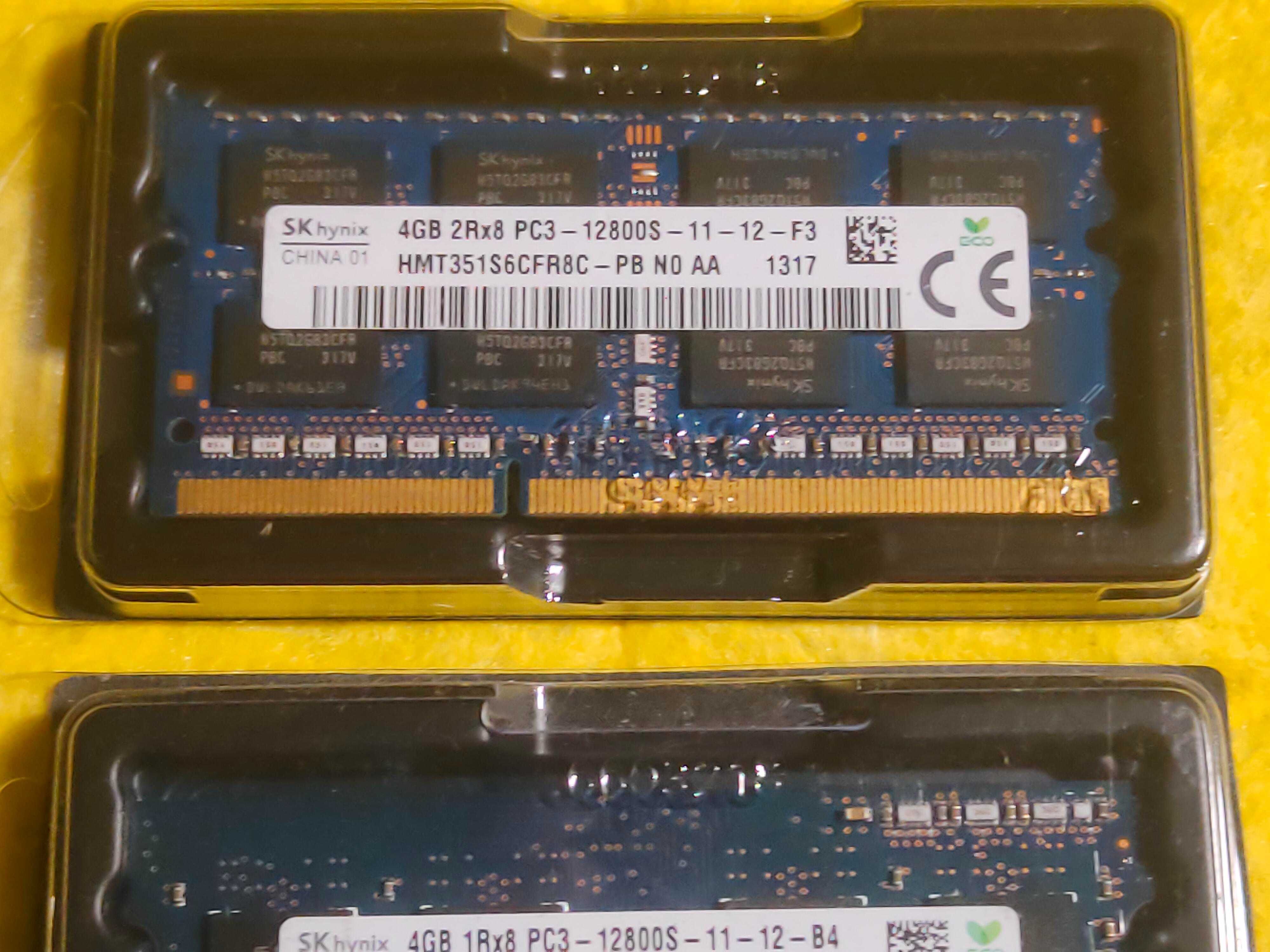 DDR3 12800 1600Mhz 4Gb+4Gb для ноутбука