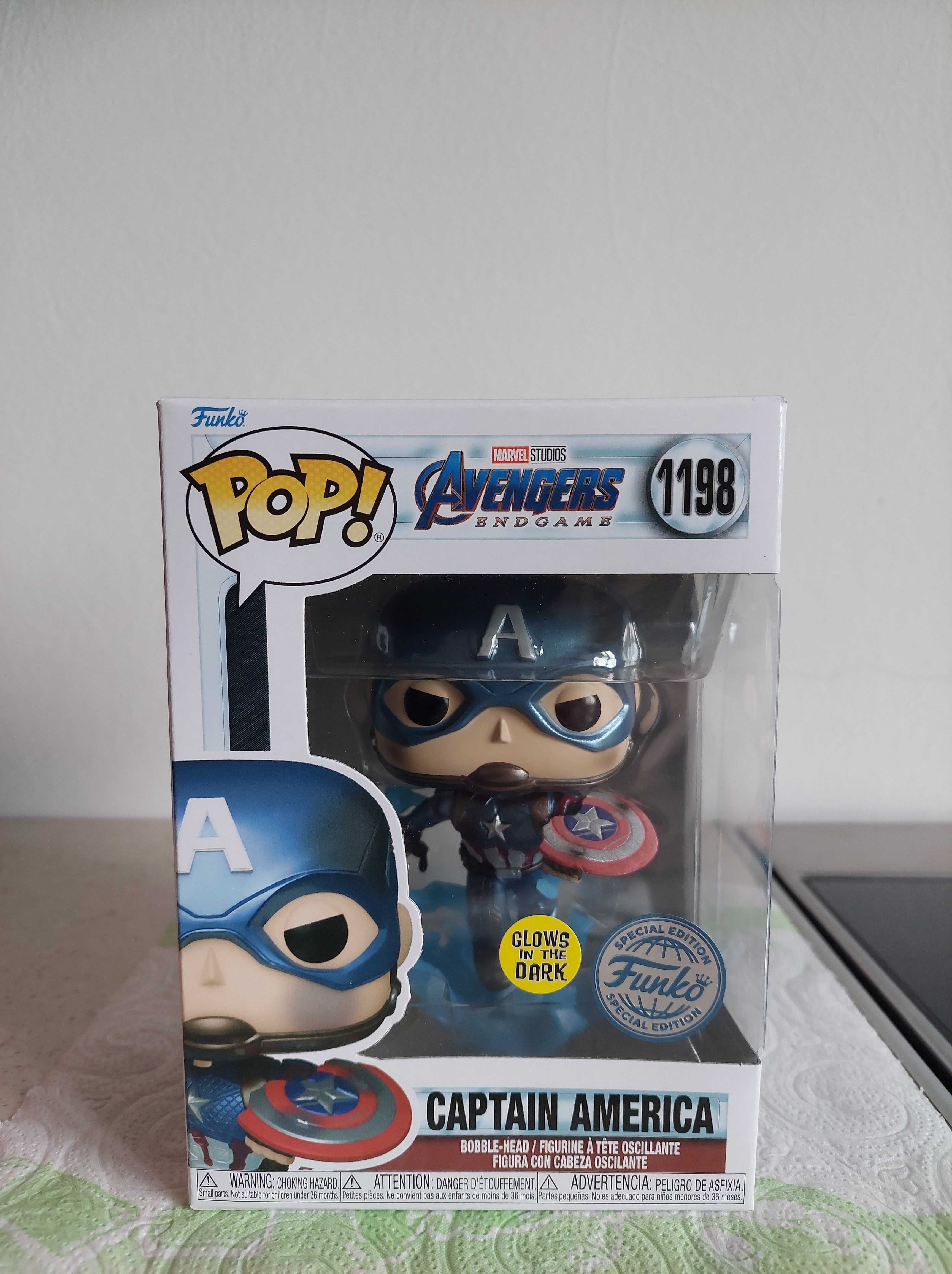 Funko POP Avengers #1198 Captain America GiTD