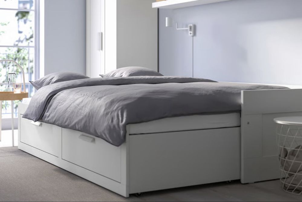 Łóżko Ikea Brimnes Stan bardzo dobry