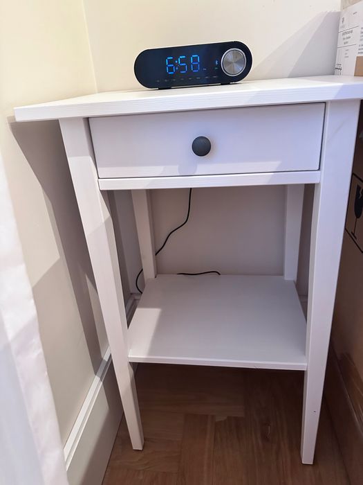 HEMNES
Stolik nocny, biała bejca, 46x35 cm