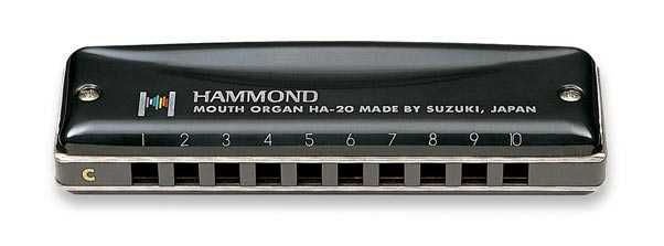 Suzuki Hammond HA20 harmonijka ustna diatoniczna HA-20 różne tonacje