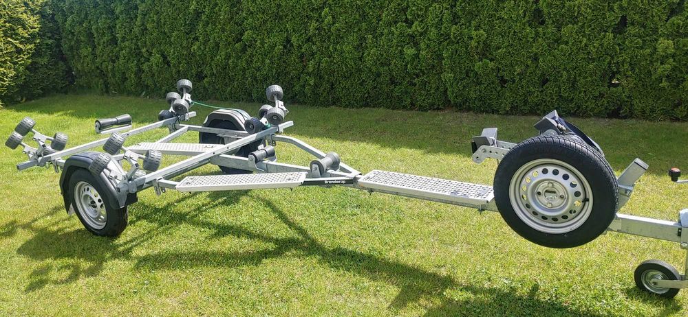 Ponton Gala F420+Silnik Tohatsu 15Hp+przyczepa Brenderup+dodatki