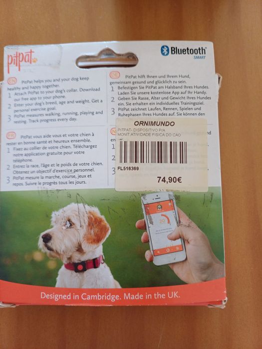 Coleira para cão com Bluetooth