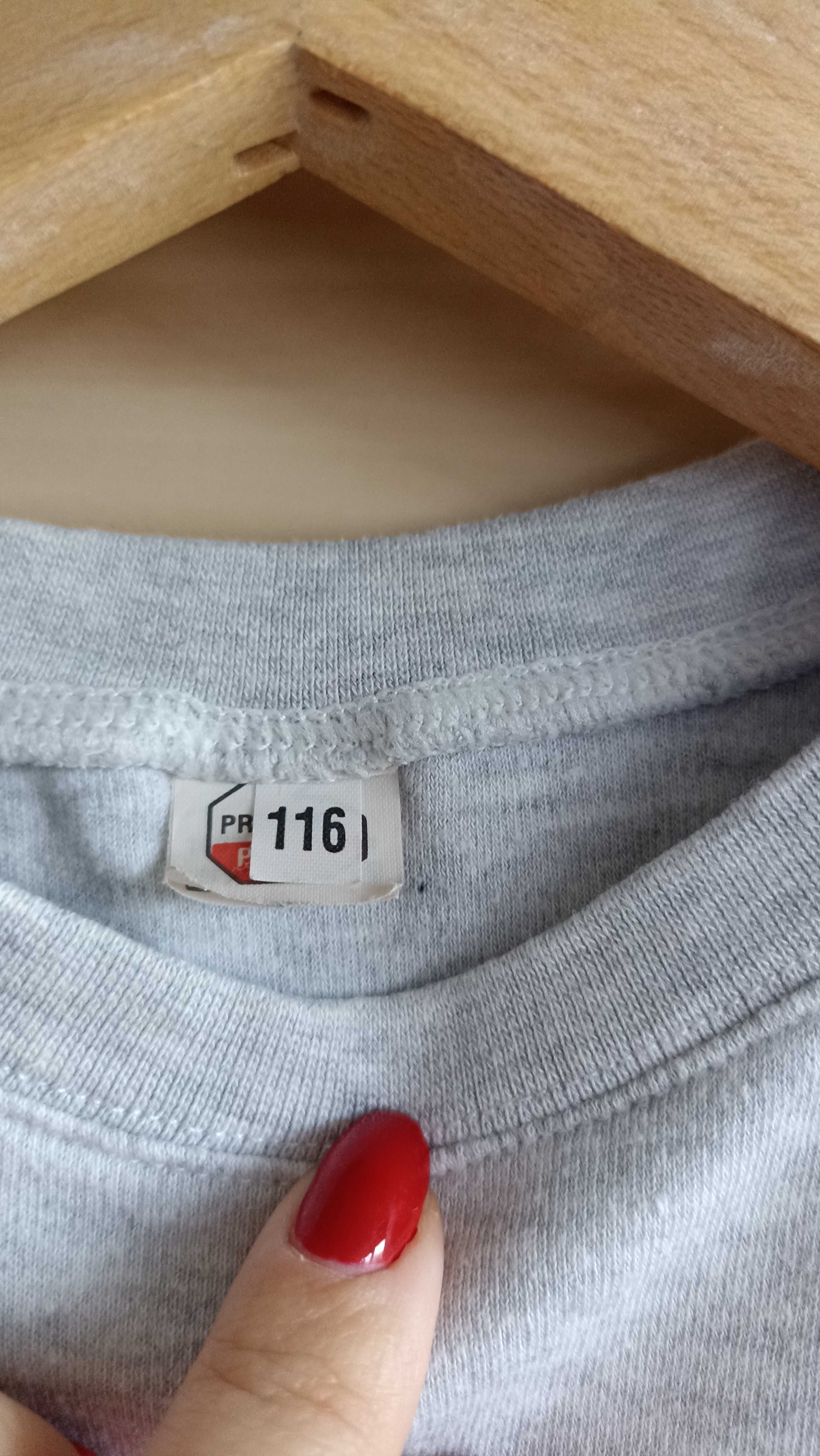 szary t-shirt chłopięcy kochany zbój