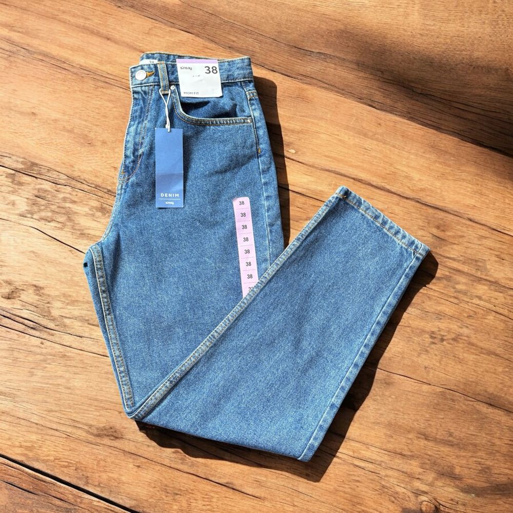 Jeansy Mom Fit Sinsay Nowe z metkami, rozmiar 38