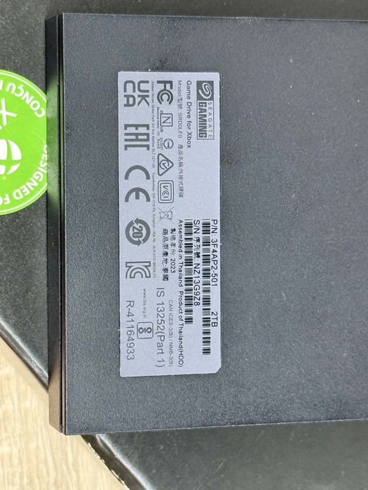 Dysk zewnetrzny Xbox Game 2TB – używany, jak nowy