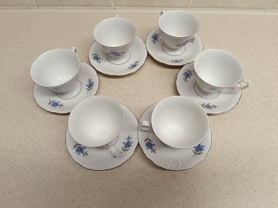 Porcelana  GDR zestaw kawowy