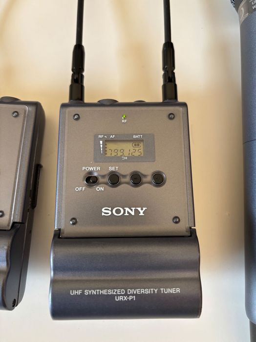 Microfone Sony Mão + Lapela