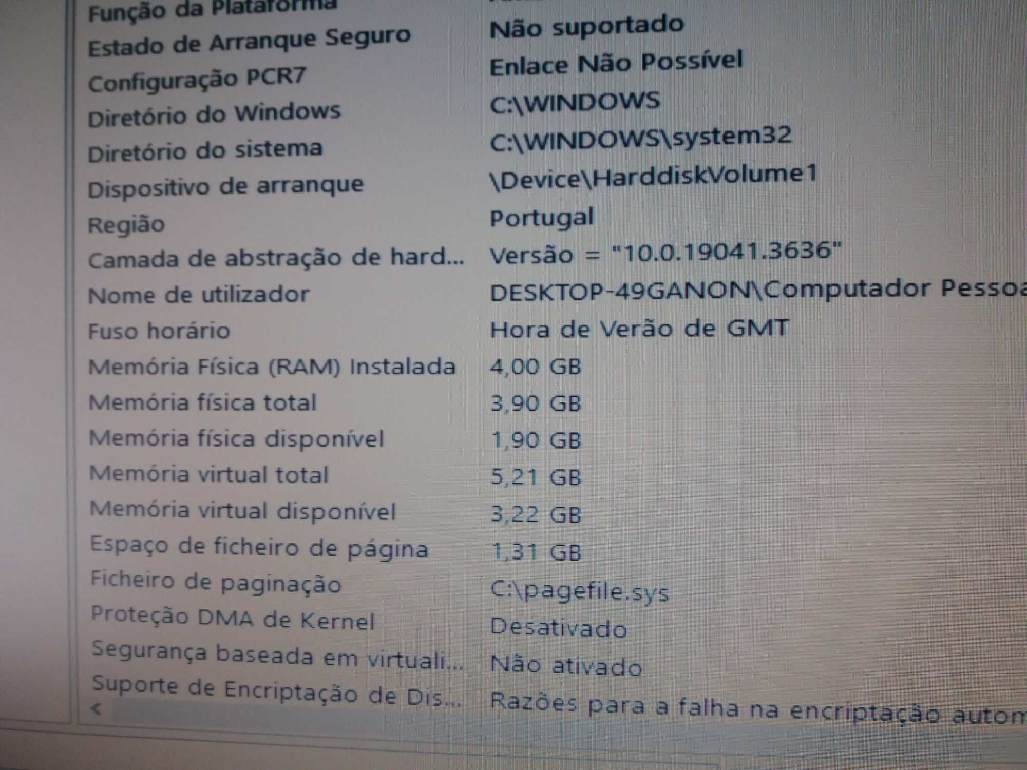 Mini pc HP 4gbs, 300gbs disco ou troca