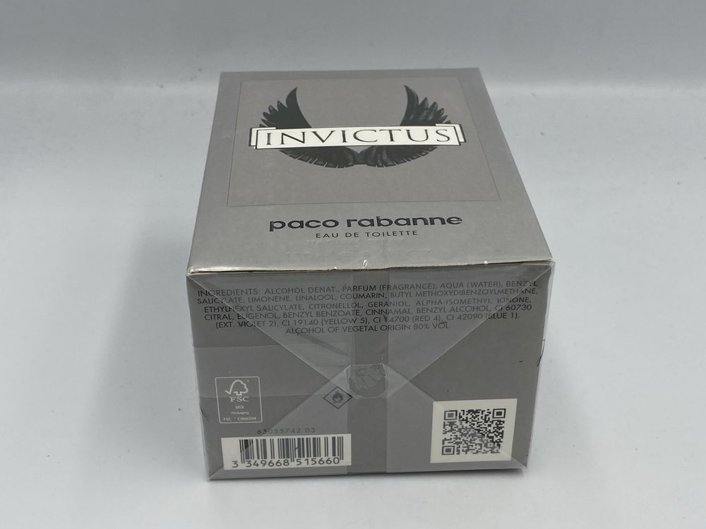 Oryginalne Perfumy Paco Rabanne Invictus 100ml.