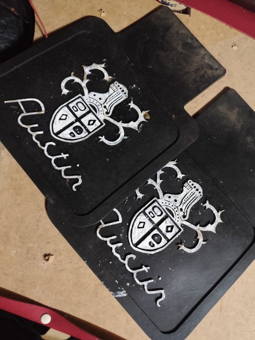 Palas de roda de carro antigo