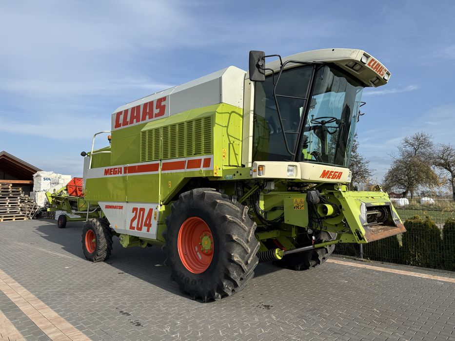 CLAAS MEGA 204 PIĘKNY STAN! Mercedes! heder 5,10! lexion dominator