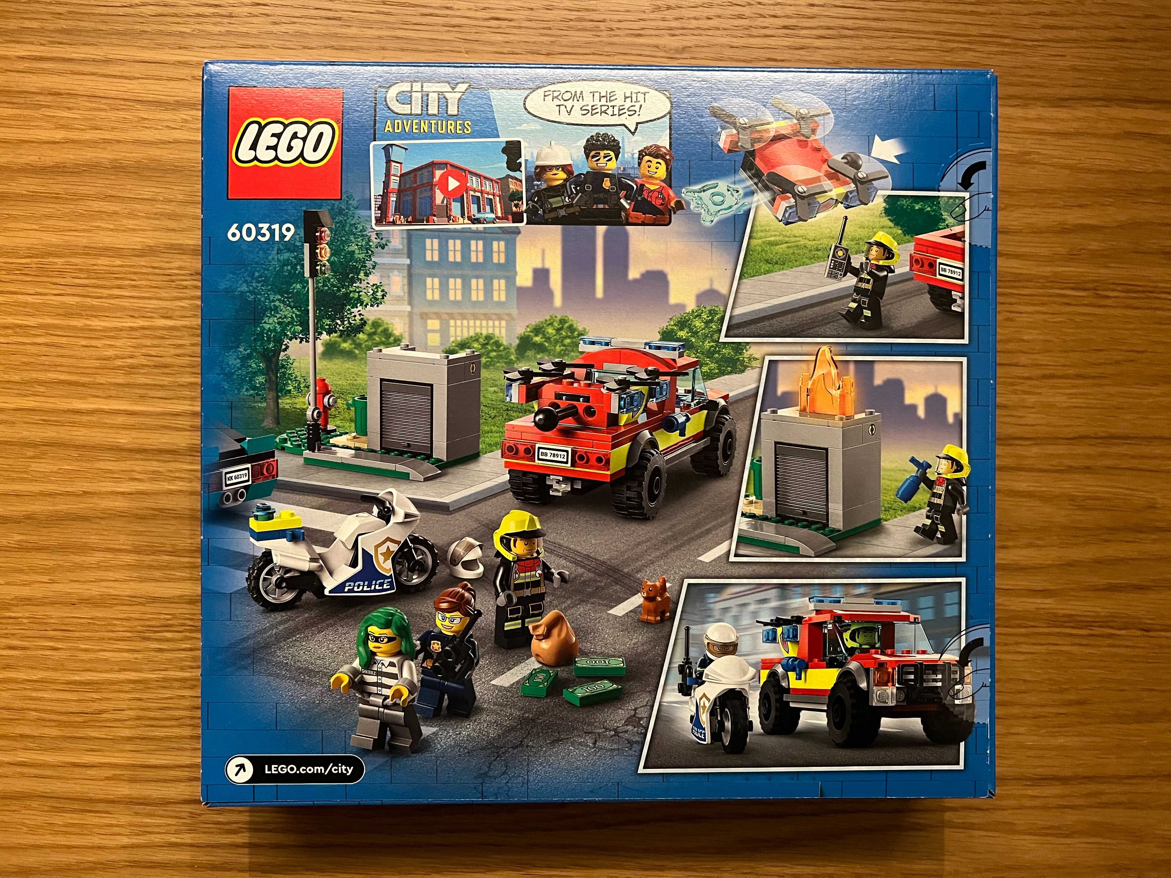 LEGO City 60319 - Akcja strażacka i policyjny pościg