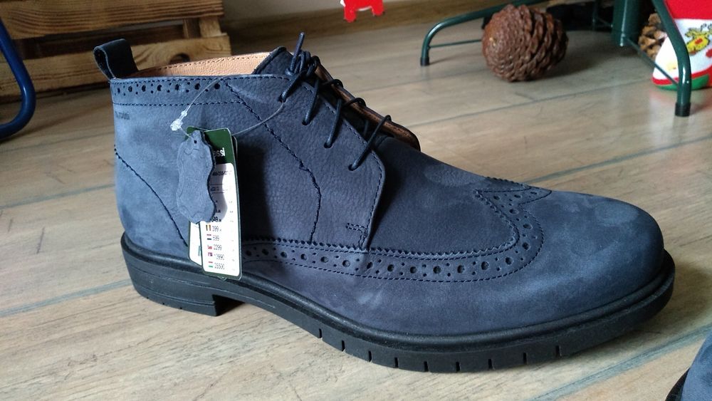 Buty trzewiki męskie obuwie GINO ROSSI skórzane 42 skóra naturalna