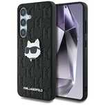 Etui Karl Lagerfeld Leather Monogram Pin Logo Choupette Head Samsung G