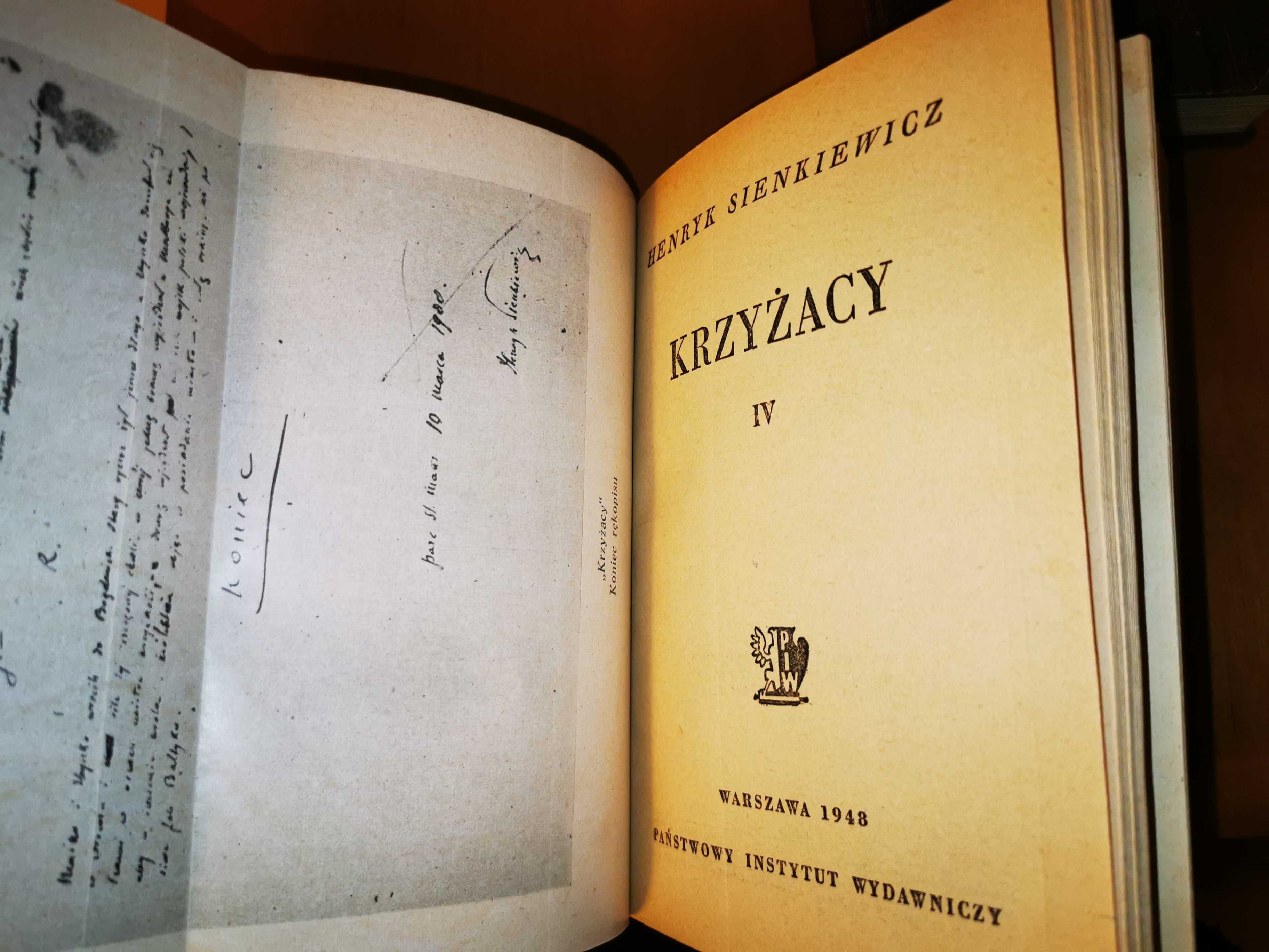 "Krzyżacy" H.Sienkiewicz 1948