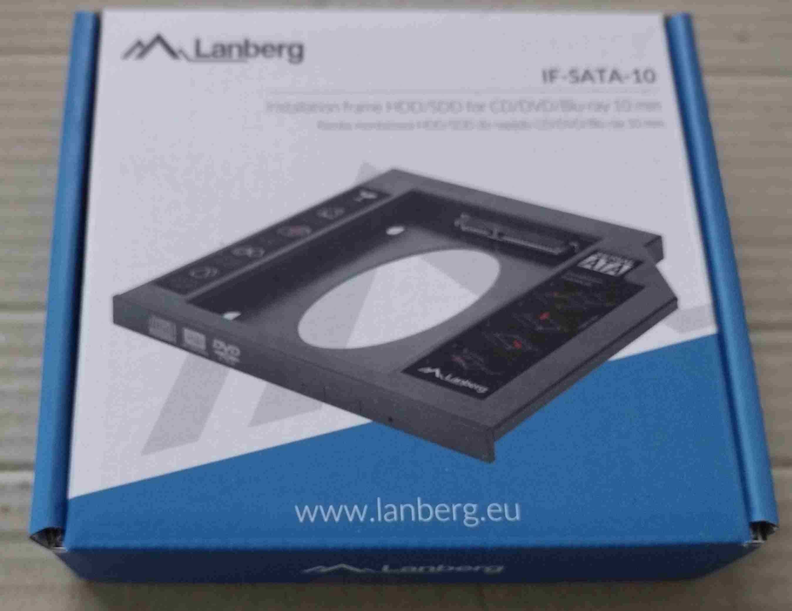 Adapter dysku HDD SSD ramka do laptopa Lanberg IF-SATA-10