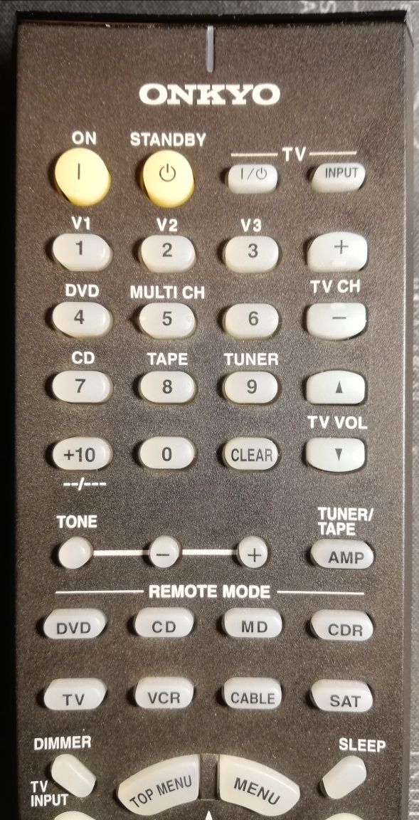 Pilot ONKYO RC-569M - programowalny, stan idealny