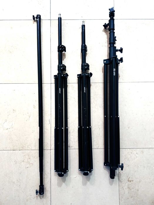 Tripés + Suportes de fundos - Falcon Eyes, Beike, Walimex, Godox