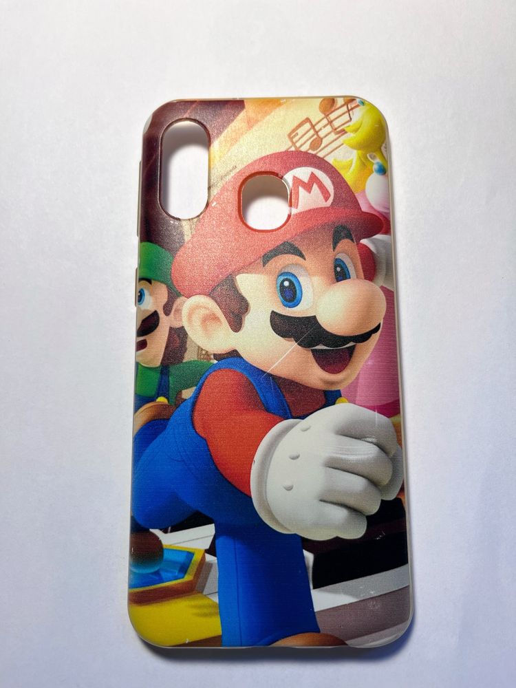 Case etui Samsung A40 motyw Super Mario Bros