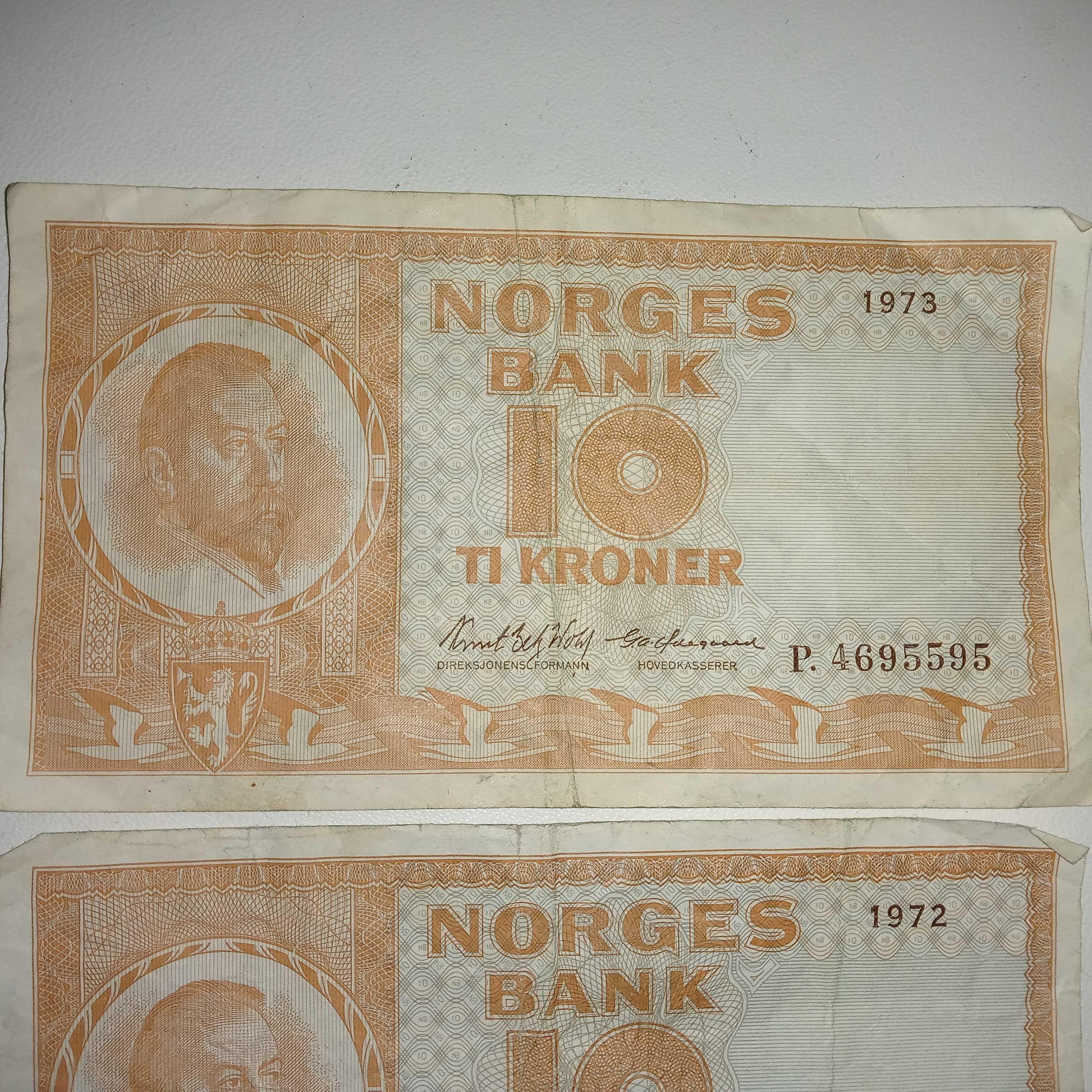 Банкноты норвегии 10 крон