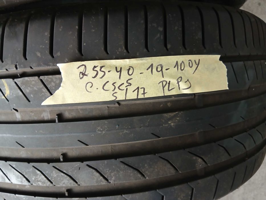 2 Pneus 255/40R19 Continental