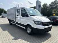 Volkswagen Crafter  DOKA, podwójna kabina, skrzynia z plandeką, od ręki!