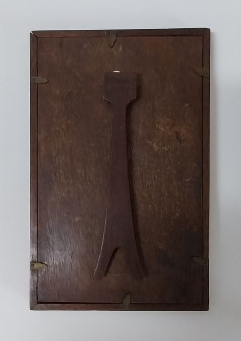 Moldura antiga em madeira exótica nobre