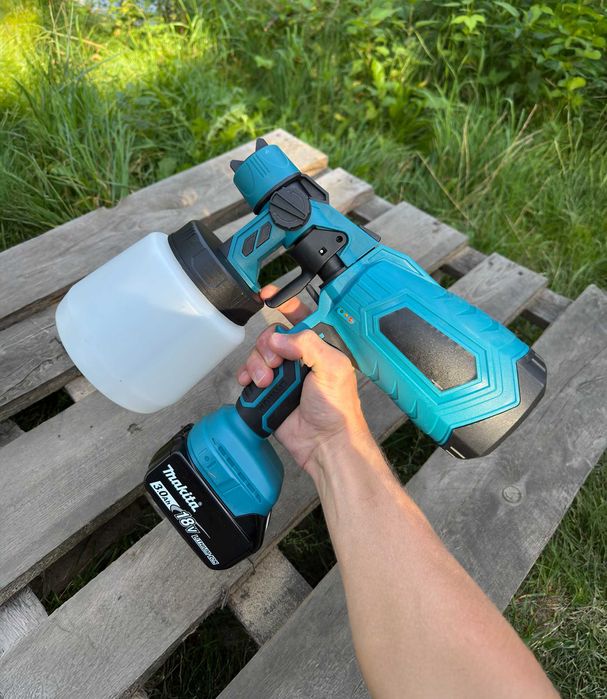 NOWY!! Pistolet na akumulator Makita do malowania metalu drewna ścian