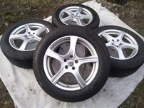 Całe koła 18 " Citroen, Peugeot 5x108 opony zimowe GoodYear
