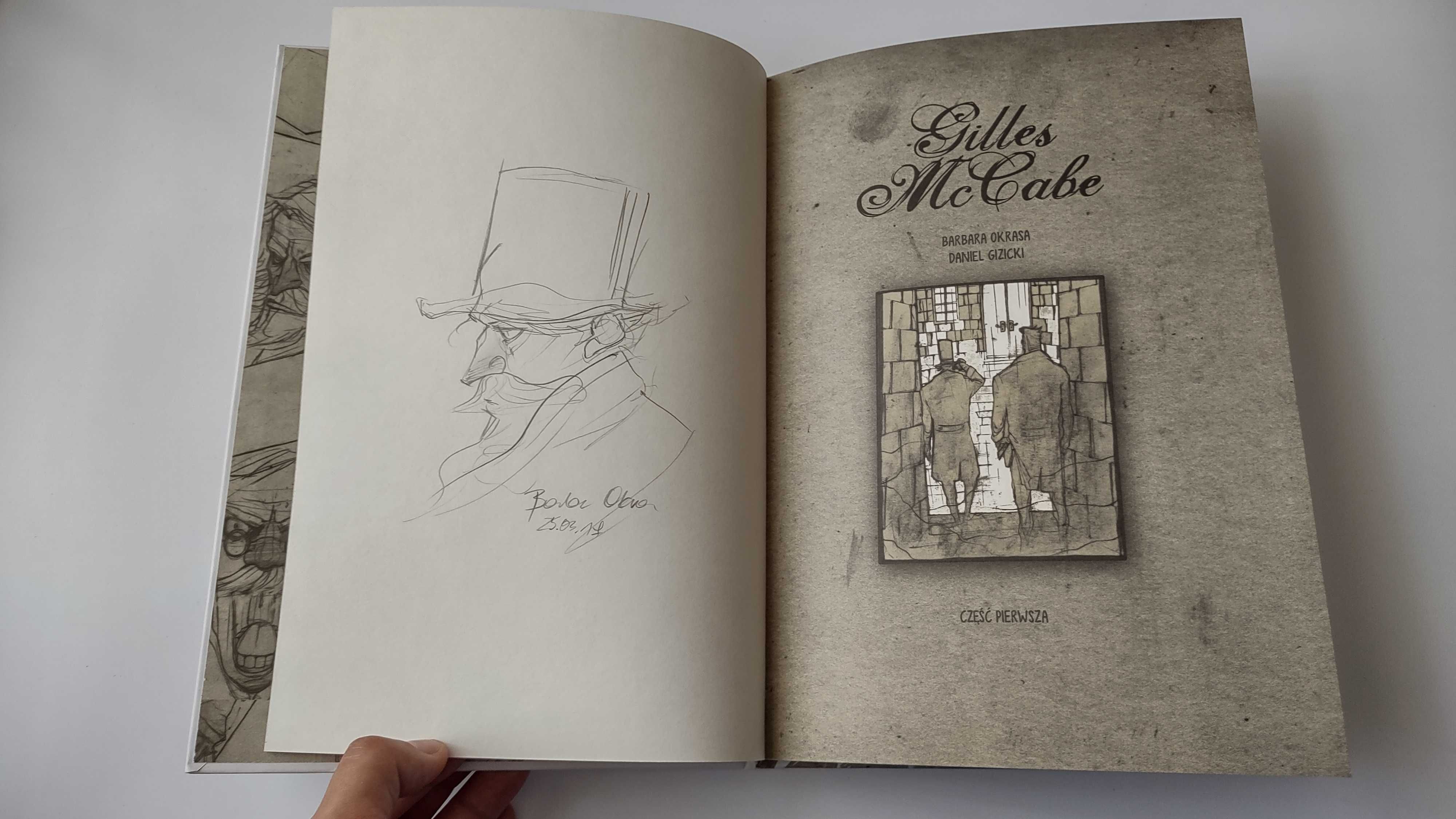 Gilles McCabe 1 autograf rysunek