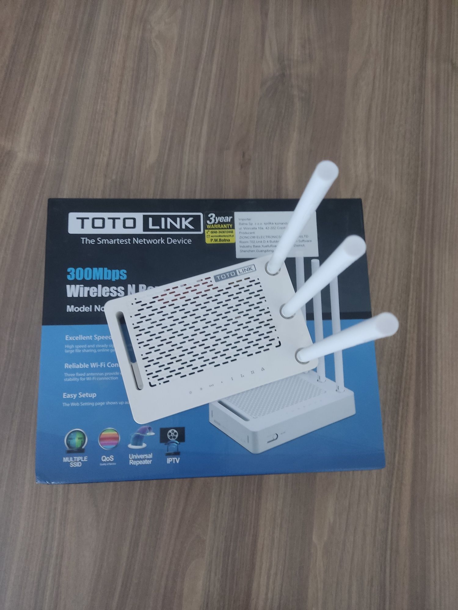 Nowy router Toto Link model N302R Plus