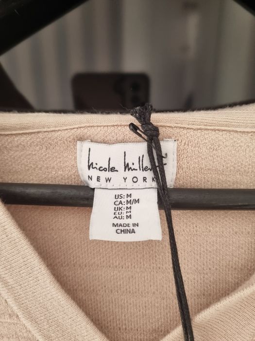 Nicole Miller damski sweter  z kapturem z USA rozm M ,nowy z metką