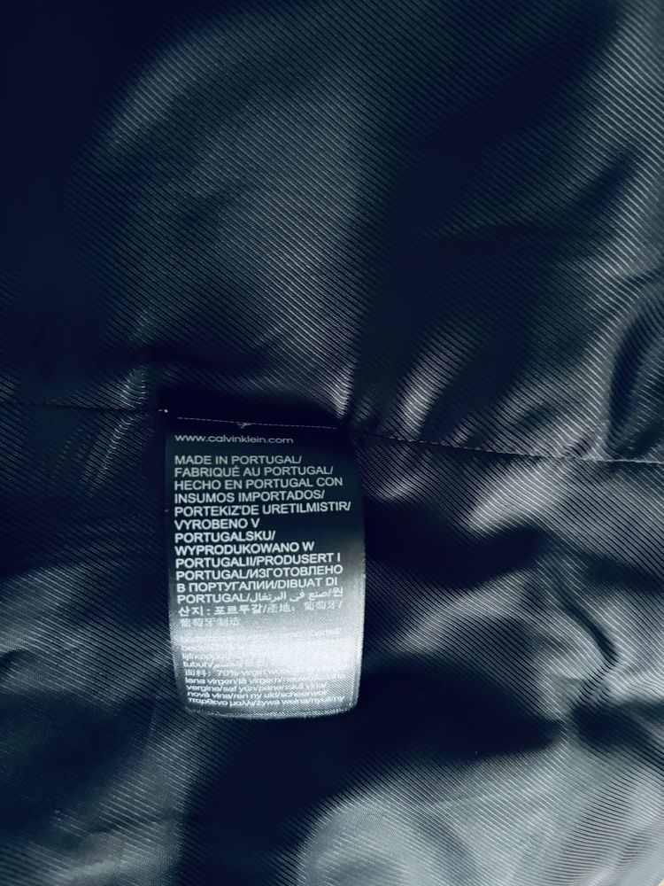 Długi płaszcz welna kaszmir Calvin Klein M