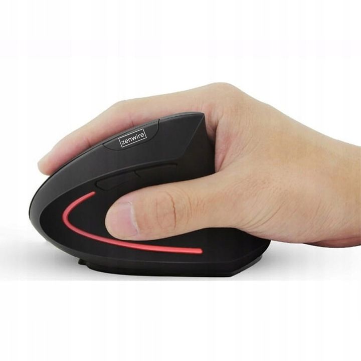 Mysz Bezprzewodowa Ergonomiczna Myszka Pionowa Wertykalna Cicha Komput