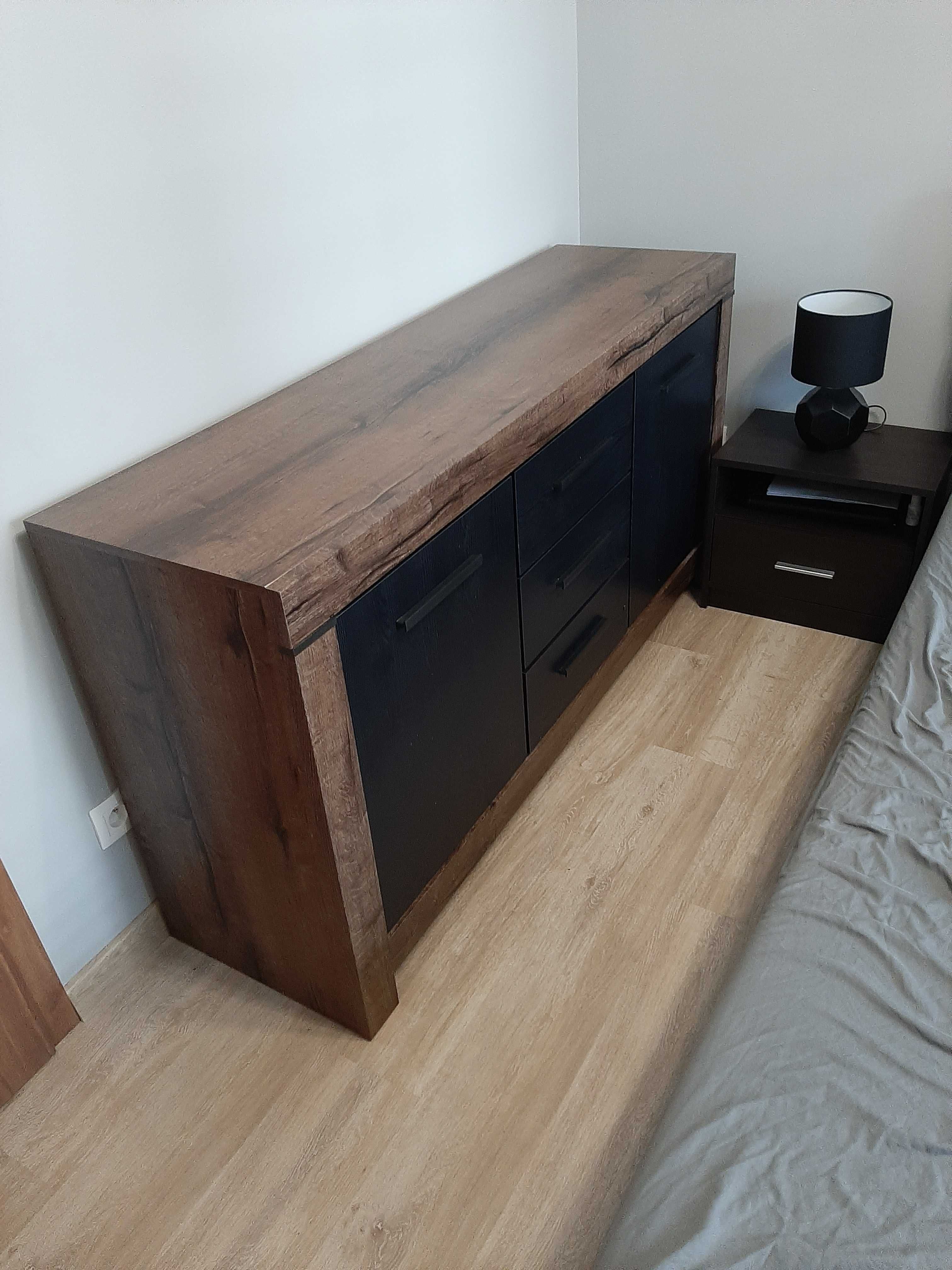komoda Balin 160 cm z 2 drzwiami i 3 szufladami