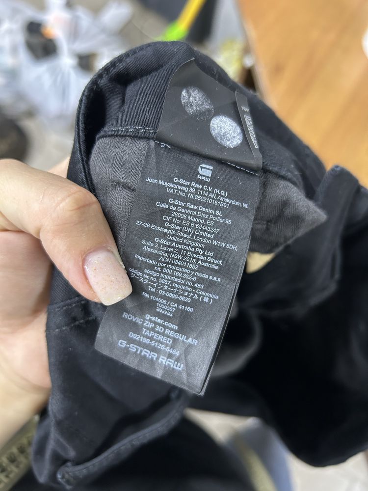 Джинси штани G star 3d rovic zip W36 L32 карго чоловічі оригінал
