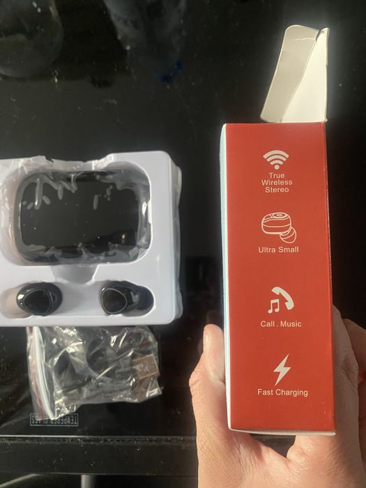 Słuchawki bezprzewodowe douszne bluetooth true wireless headset