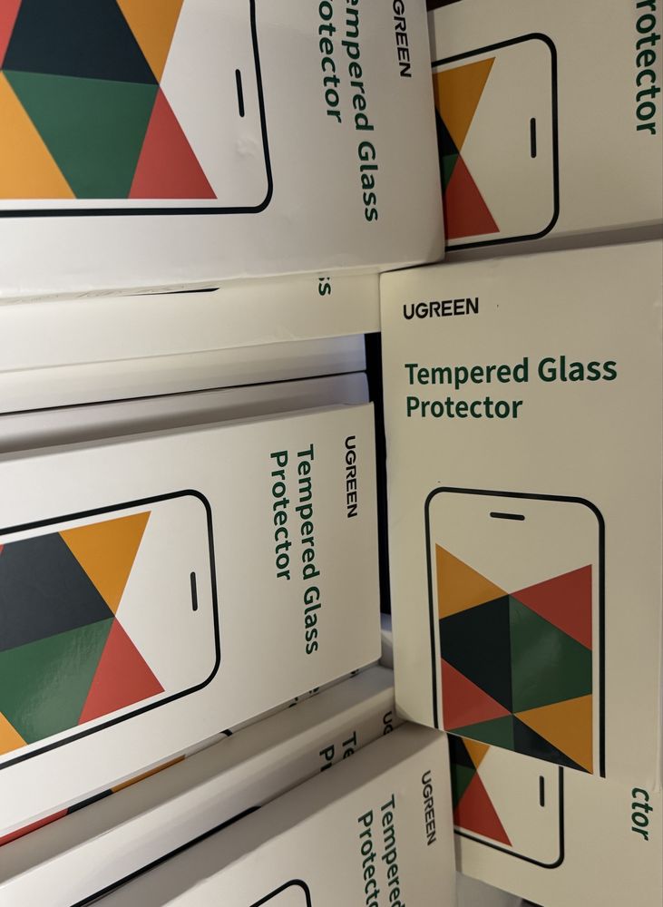 Защитное стекло Ugreen iPhone 16 Pro Max, 16 Pro, 15 Pro Max, 15 Pro